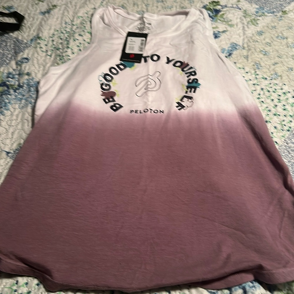 Peloton Be Good To Yourself tank NWT